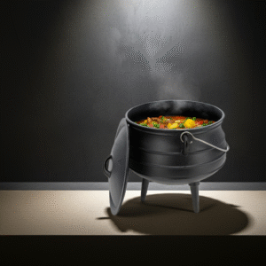 Cast Iron Cauldron Pot with Legs – Camping & Outdoor Cooking