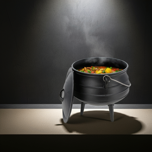 Cast Iron Cauldron Pot with Legs – Camping & Outdoor Cooking