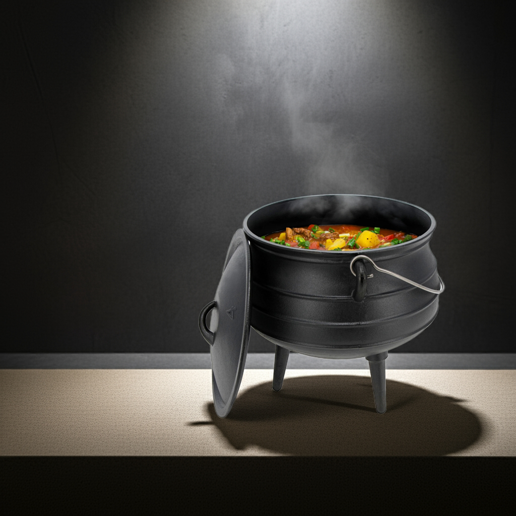 Cast Iron Cauldron Pot with Legs – Camping & Outdoor Cooking
