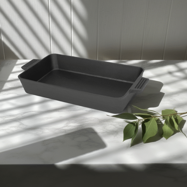 Cast Iron Baking Dish – For Bread, Lasagna & Casseroles