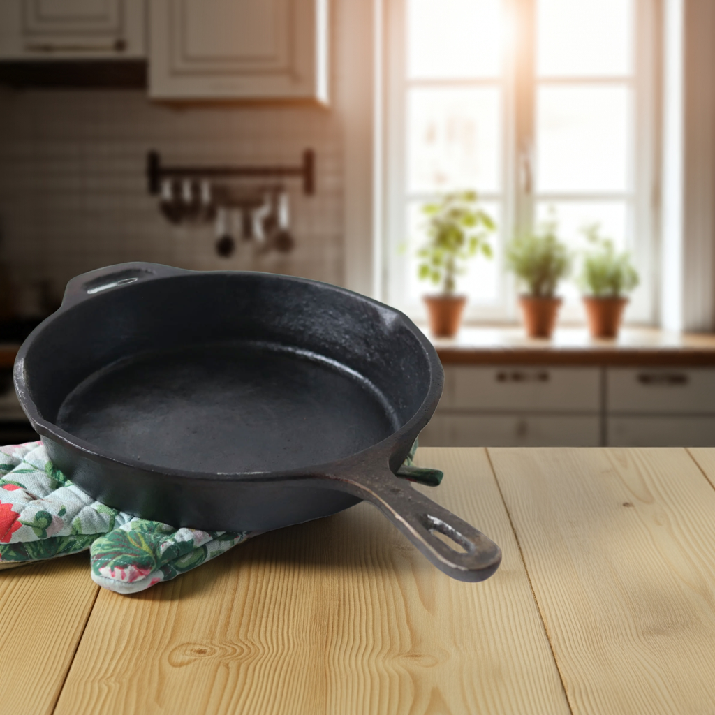 Small Cast Iron Skillet – Ideal for Eggs & Searing - Image 3